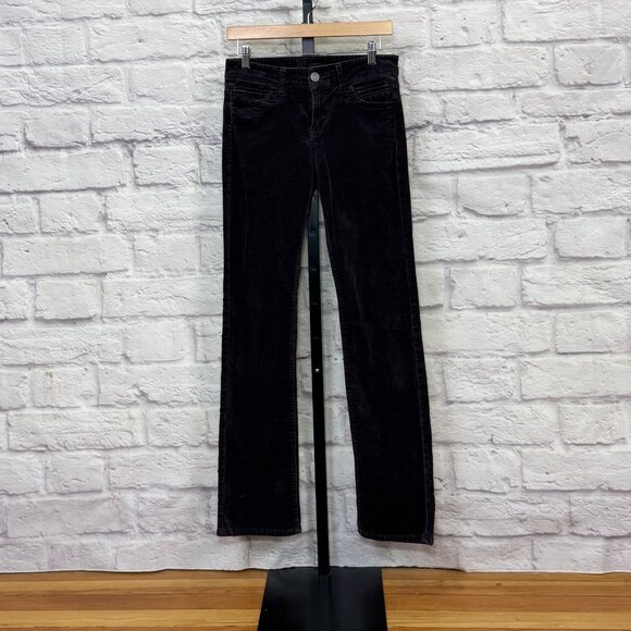 Kut from the Kloth Charcoal High Waist Needlecord Pants - Picture 1 of 6
